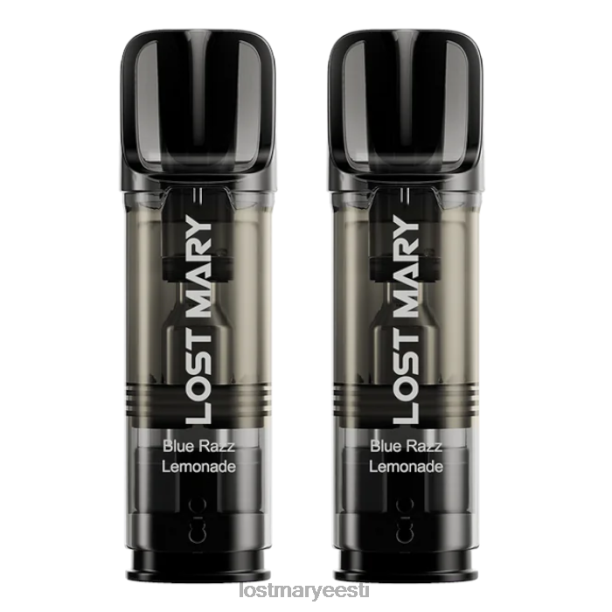 Lost Mary Vape - kadunud mary tappo eeltäidetud kaunad - 20mg - 2tk sinine razzi limonaad 24N60181