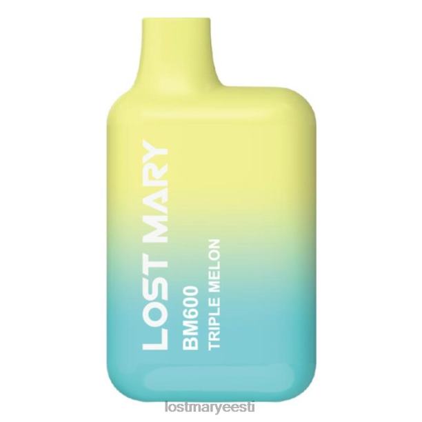Lost Mary Eesti - kadunud mary bm600 ühekordne vape kolmekordne melon 24N60142