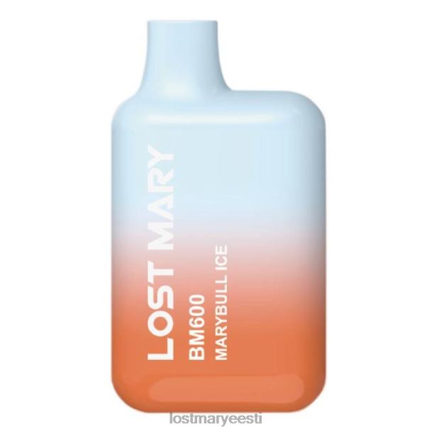 Lost Mary Eesti - kadunud mary bm600 ühekordne vape marybulli jää 24N60152
