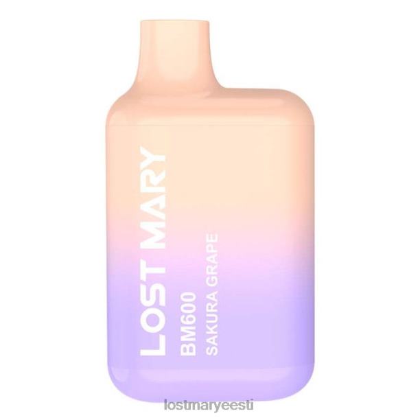 Lost Mary Eesti - kadunud mary bm600 ühekordne vape sakura viinamari 24N60132