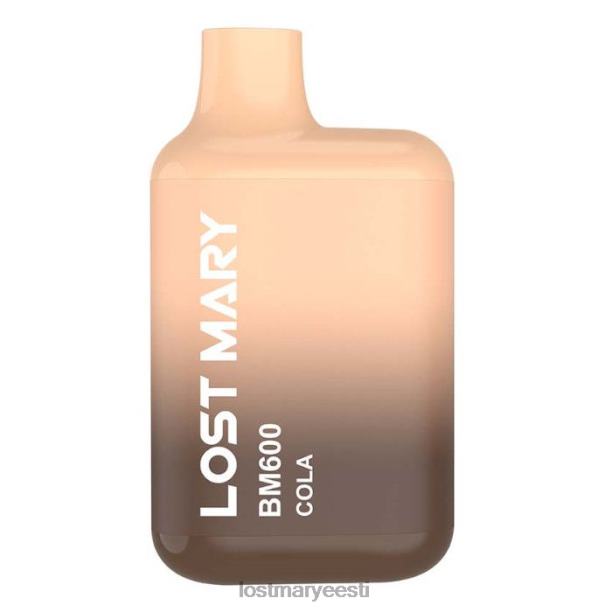 Lost Mary Flavours New - kadunud mary bm600 ühekordne vape koola 24N60134