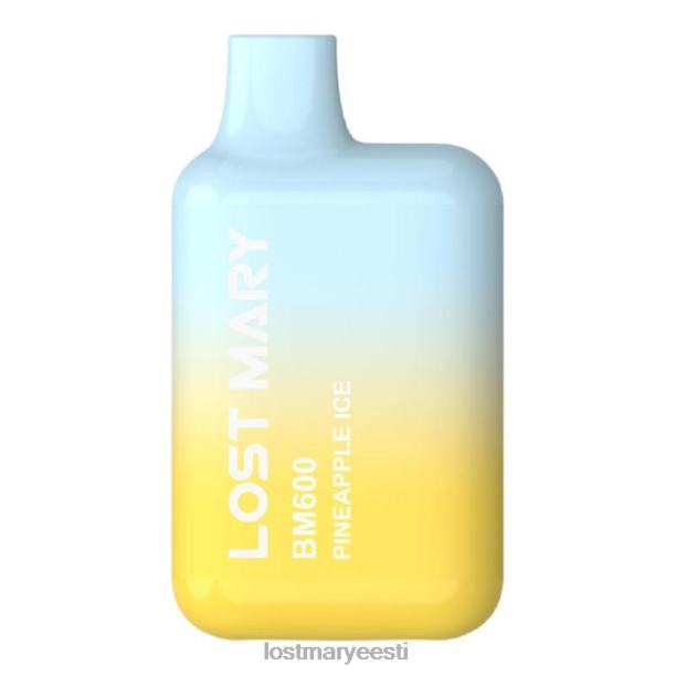 Lost Mary Flavours - kadunud mary bm600 ühekordne vape ananassi jää 24N60145