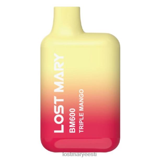 Lost Mary Online Store - kadunud mary bm600 ühekordne vape kolmekordne mango 24N60139