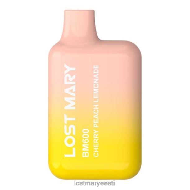Lost Mary Price - kadunud mary bm600 ühekordne vape kirsi virsiku limonaad 24N60126
