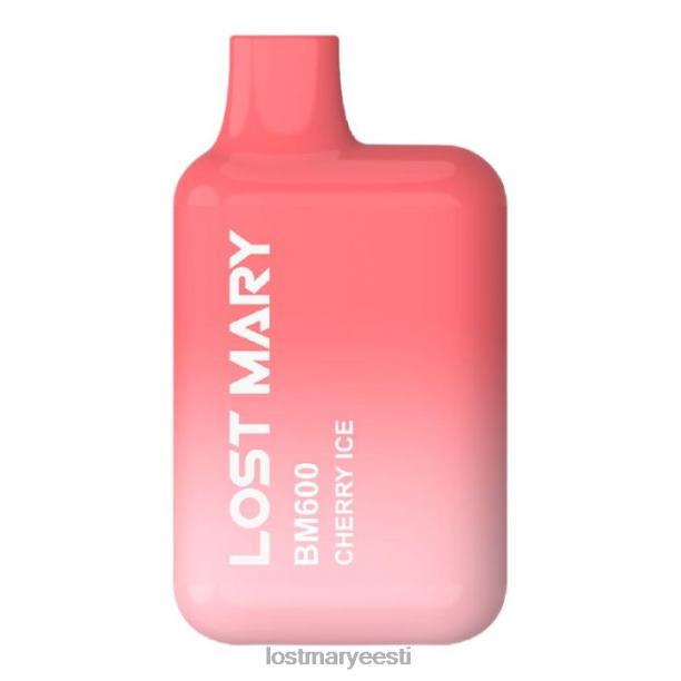 Lost Mary Price - kadunud mary bm600 ühekordne vape kirsijää 24N60146
