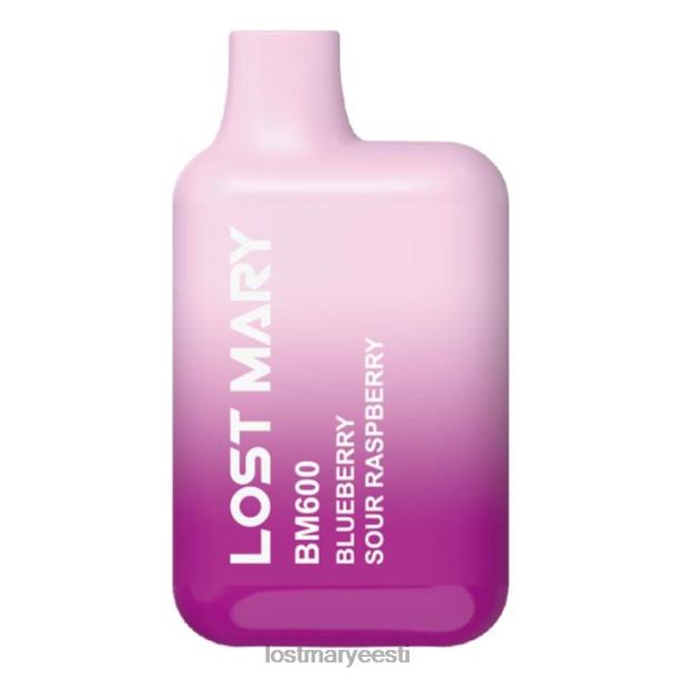 Lost Mary Price - kadunud mary bm600 ühekordne vape mustikas hapu vaarikas 24N60136