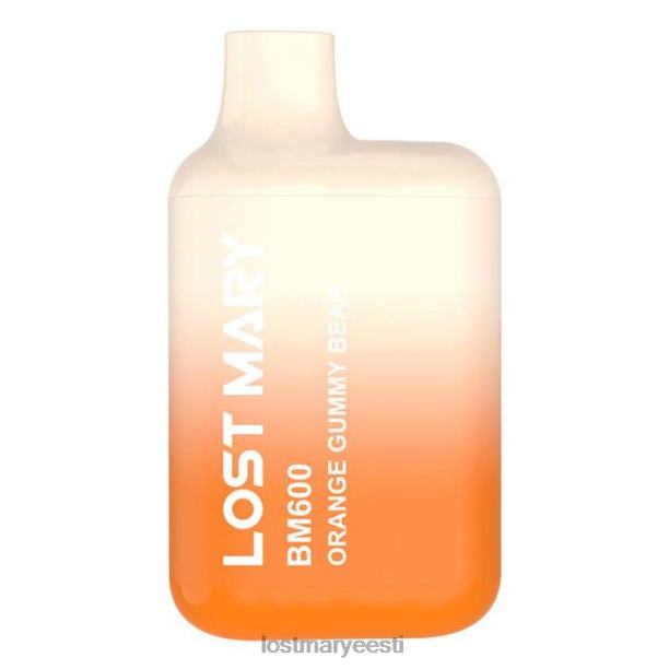 Lost Mary Vape EU - kadunud mary bm600 ühekordne vape oranž kummikaru 24N60133