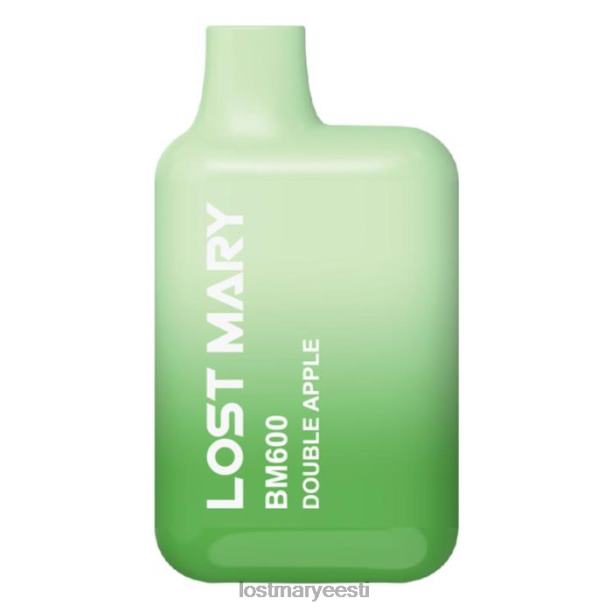 Lost Mary Vape - kadunud mary bm600 ühekordne vape kahekordne õun 24N60141