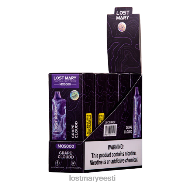 Lost Mary Vape EU - kadunud mary mo5000 viinamarja pilv 24N6033