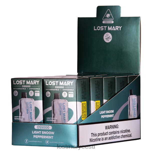 Lost Mary Flavours New - kaotas mary os5000 sära kerge lumepiparmünt 24N6044