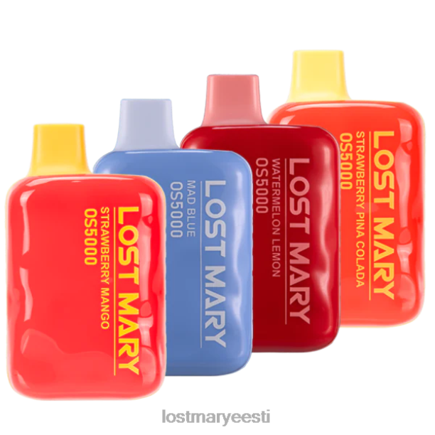 Lost Mary Flavours - kadunud mary os5000 proovivõtja hullu sinine/maasikas pina colada/arbuusi sidrun/maasika mango 24N6045