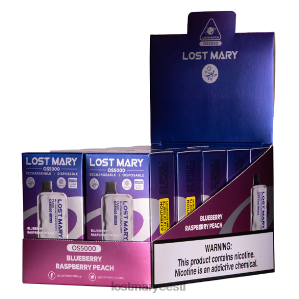 Lost Mary Online Store - kaotas mary os5000 sära mustikas vaarikas virsik 24N6019