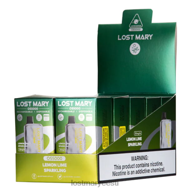 Lost Mary Vape - kaotas mary os5000 sära sidruni-laimi sädelev 24N6041