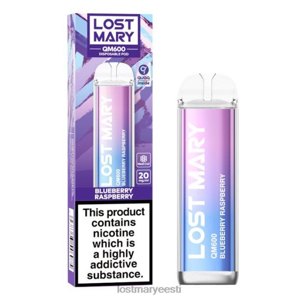 Lost Mary Online - kadunud mary qm600 ühekordne vape mustikas vaarikas 24N60158