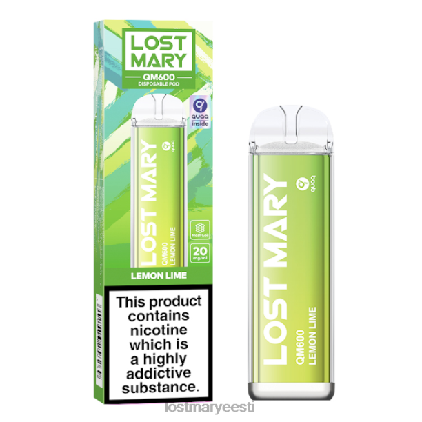 Lost Mary Online - kadunud mary qm600 ühekordne vape sidruni laim 24N60168